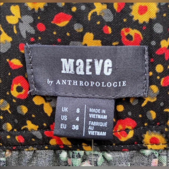 Anthropologie Marlie Floral Print Shirt Dress - Picture 4 of 5